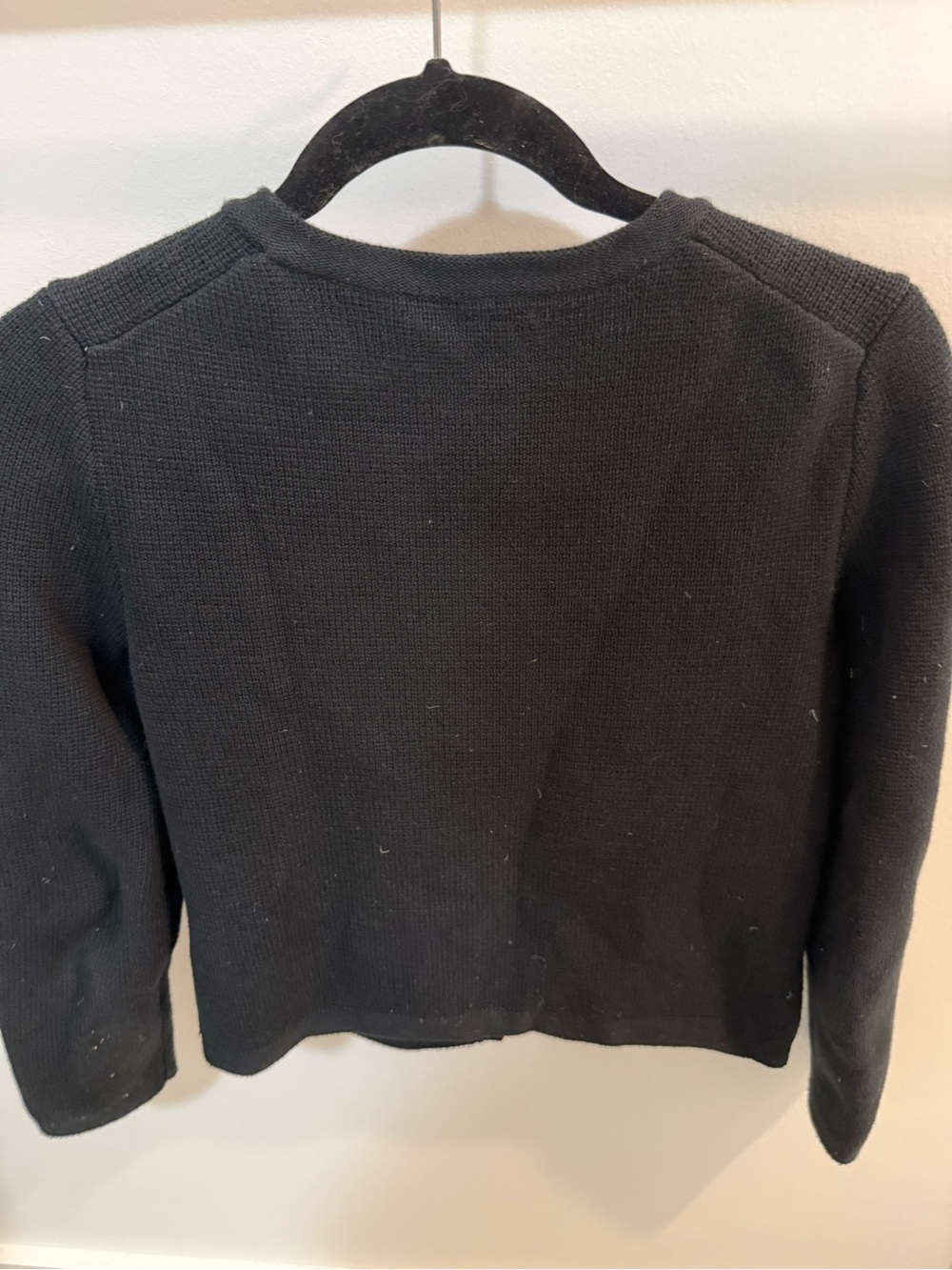 J. Crew Black Cardigan with Gold Buttons - Picture 3 of 3